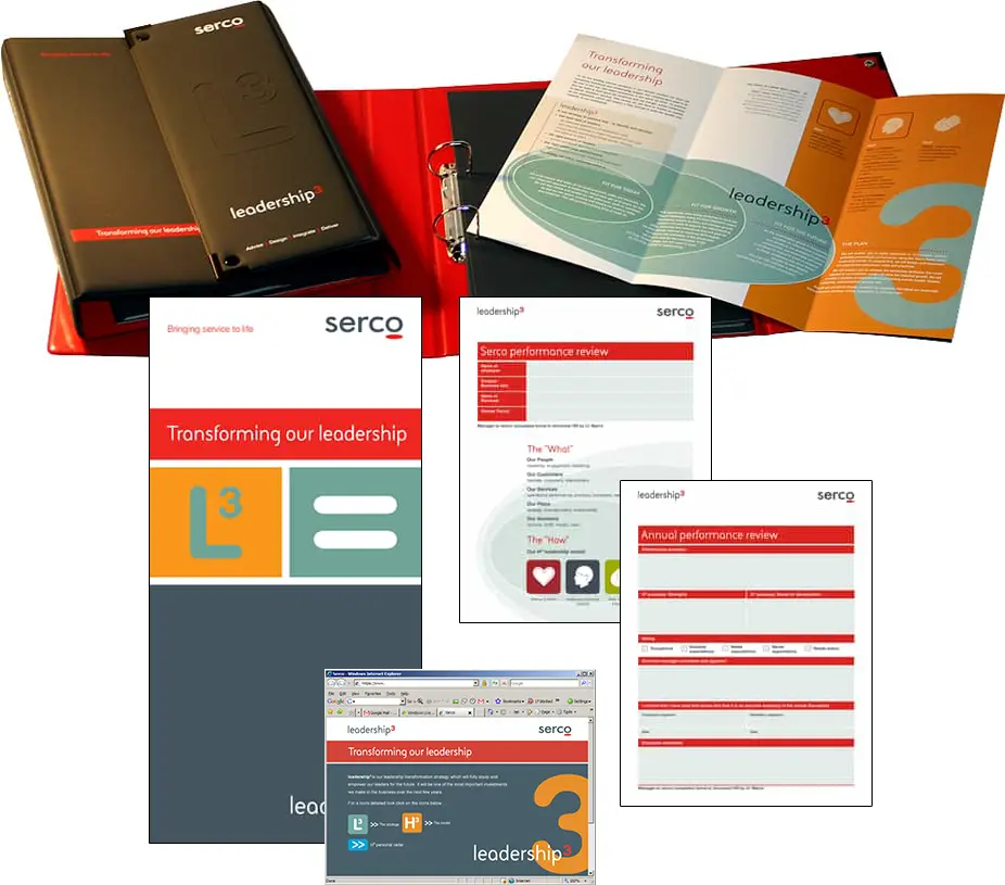 Serco leadership internal communications package