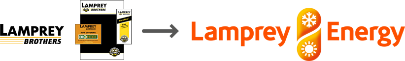 Lamprey Energy – old to new branding